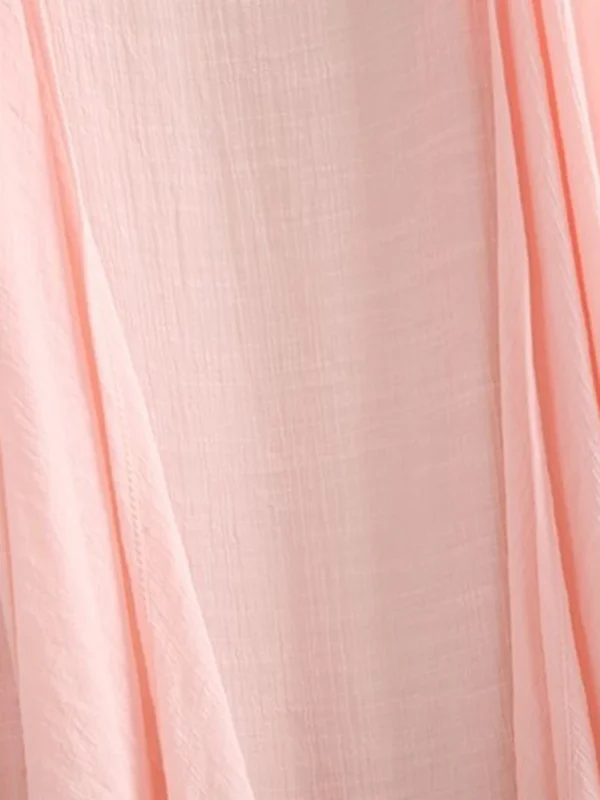 Cotton Linen Oversized Sunscreen Shawl Coat Women Summer Outwear - Image 4