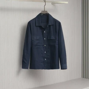 Men's 100% Linen Shirt Jacket Breathable Spring Summer Lightweight Outerwear